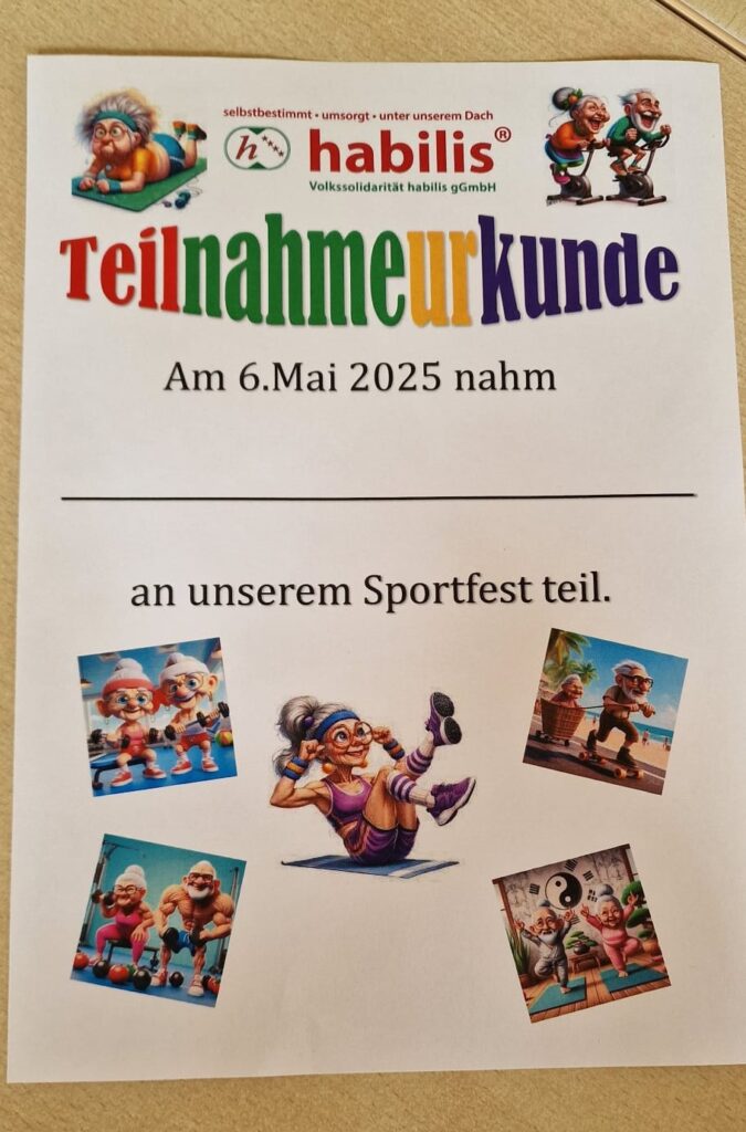 Sportfest in der Blumeninsel